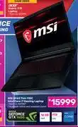 Game MSI GF63 Thin 11SC Intel Core i7 Gaming Laptop offer