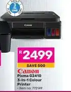 Game Canon Pixma G2410 3 In 1 Colour Printer offer