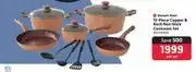 Makro Bennett Read 12 Piece Copper & Rock Non Stick Cookware Set-Per Set offer