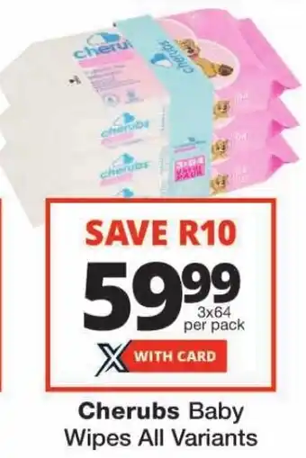 Cherubs Baby Wipes All Variants