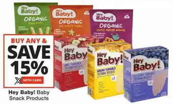 Checkers Hey Baby! Baby Snack Products offer