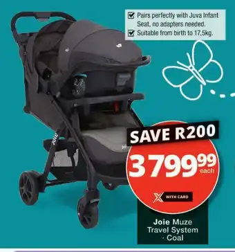 Checkers Joie Muze Travel System offer