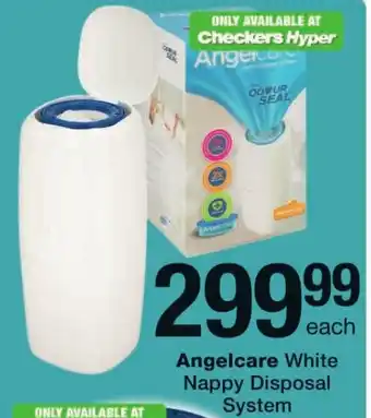 Checkers Angelcare White Nappy Disposal System offer