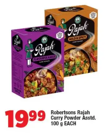 OK Foods Robertsons Rajah Curry Powder Asstd. 100 g EACH offer