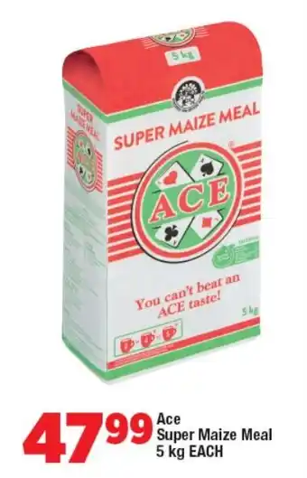 OK Foods Ace Super Maize Meal 5kg each offer