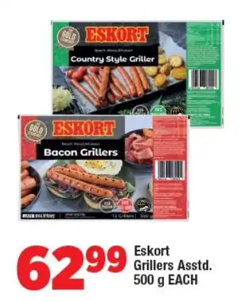 OK Foods Eskort Grillers Asstd. 500 g EACH offer