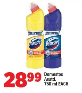 OK Foods Domestos Asstd. 750 ml EACH offer