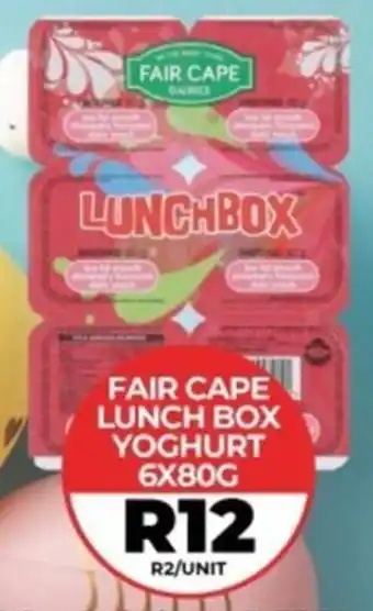 1UP FAIR CAPE LUNCH BOX YOGHURT 6X80G offer