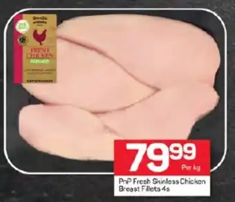 Pick n Pay Hypermarket PnP Fresh Skinless Chicken Breast Fillets 4s offer