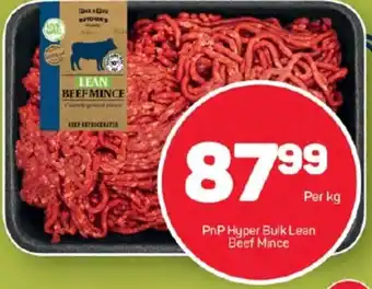 Pick n Pay Hypermarket PnP Hyper Bulk Lean Beef Mince offer