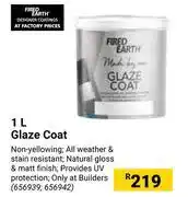 Builders Warehouse Fired Earth 1L Glaze Coat offer