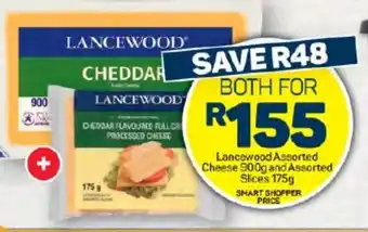 Pick n Pay Hypermarket Lancewood Assorted Cheese 900g and Assorted Slices 175g offer