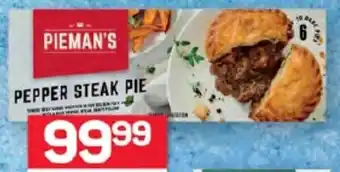 Pick n Pay Hypermarket Piemans Frozen Pies Assorted 160g Each offer