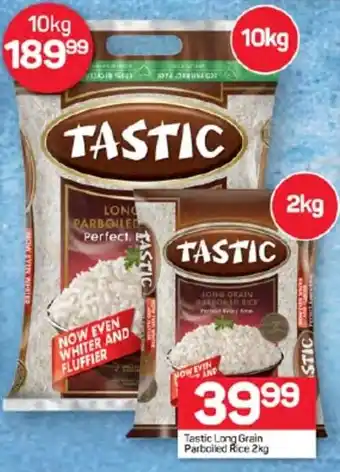 Pick n Pay Hypermarket Tastic Long Grain Parboiled Rice 2kg offer