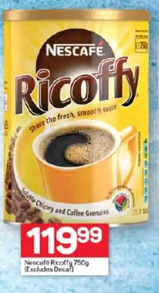 Pick n Pay Hypermarket Nescafé Ricoffy 750g (Excludes Decaf) offer