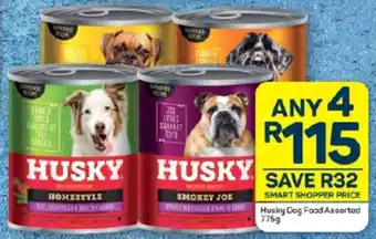 Pick n Pay Hypermarket Husky Dog Food Assorted 775g offer