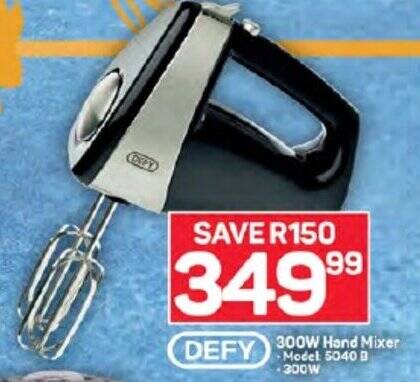 DEFY 300W Hand Mixer offer at Pick n Pay Hypermarket