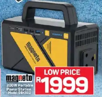 Pick n Pay Hypermarket magneto 200W Portable Power Station offer