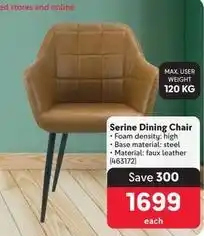 Makro Serine dining chair offer