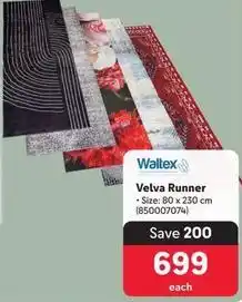 Makro Waltex - velva runner offer