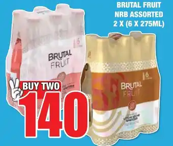 Boxer Liquors BRUTAL FRUIT NRB ASSORTED 2 X (6 X 275ML) offer