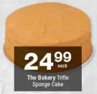 Checkers The Bakery Trifle Sponge Cake offer