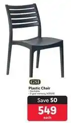 Makro Gsi - plastic chair offer