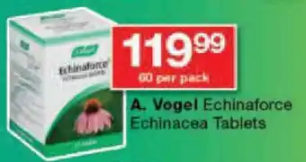 Checkers A. Vogel Echinaforce Echinacea Tablets offer