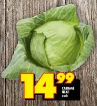 Shoprite CABBAGE HEAD cach offer