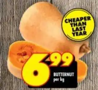 Shoprite BUTTERNUT per kg offer