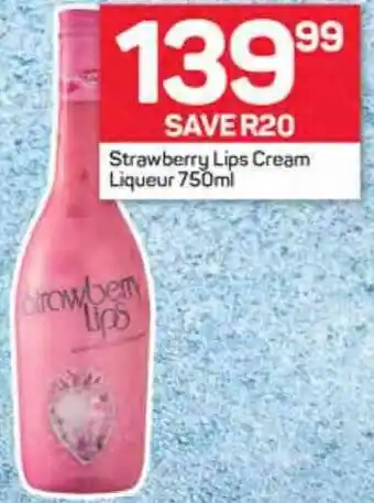 Pick n Pay Strawberry Lips Cream Liqueur 750ml offer