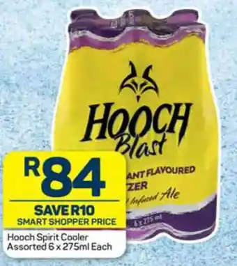 Pick n Pay Hooch Spirit Cooler Assorted 6 x 275ml Each offer