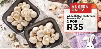 Food Lover's Market White Button Mushroom Punnets 200 g offer