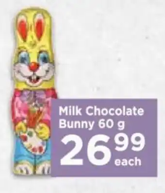 Food Lover's Market Milk Chocolate Bunny 60 g offer