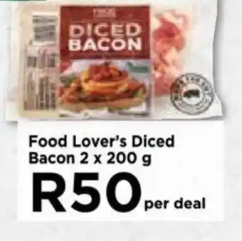 Food Lover's Market Food Lover's Diced Bacon 2 x 200 g offer