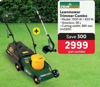 Makro TRIMTECH Lawnmower Trimmer Combo offer