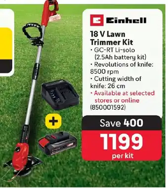 Einhell 18 V Lawn Trimmer Kit