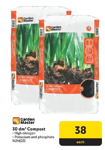 Makro Garden Master 30 dm³ Compost offer