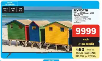 Makro SKYWORTH 177 cm (70") Smart UHD Google TV offer