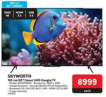 Makro SKYWORTH 165 cm (65") Smart UHD Google TV offer
