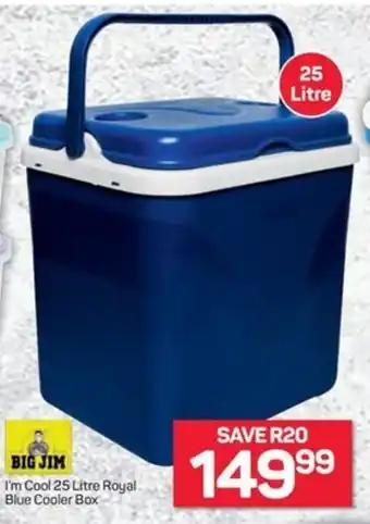 Pick n Pay Hypermarket BIG JIM I'm Cool 25 Litre Royal Blue Cooler Box offer