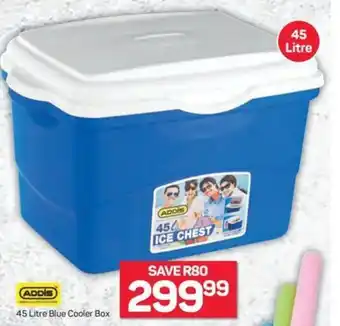 Pick n Pay Hypermarket ADDIS 45 Litre Blue Cooler Box offer