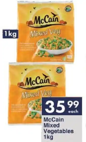 President Hyper McCain Mixed Vegetables 1kg offer