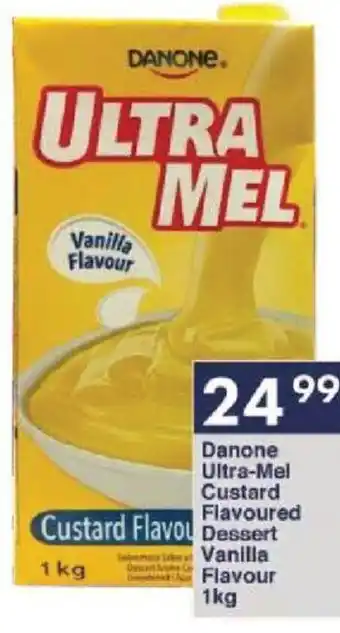 President Hyper Danone Ultra-Mel Custard Flavoured Dessert Vanilla Flavour 1kg offer