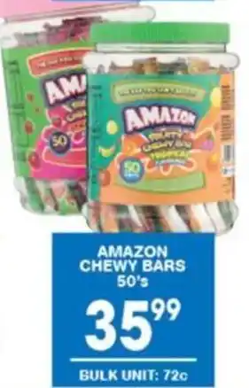 Giant Hyper AMAZON CHEWY BARS 50's offer