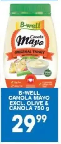 B-WELL CANOLA MAYO EXCL. OLIVE & CANOLA 750 g
