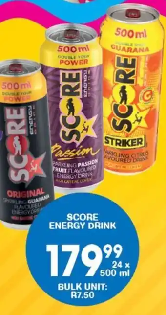 Giant Hyper SCORE ENERGY DRINK offer