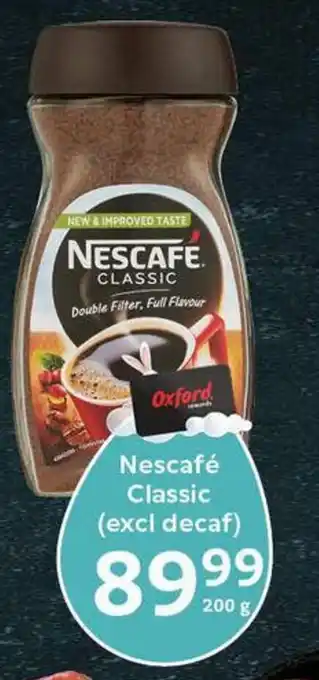 Oxford Freshmarket Nescafé Classic offer