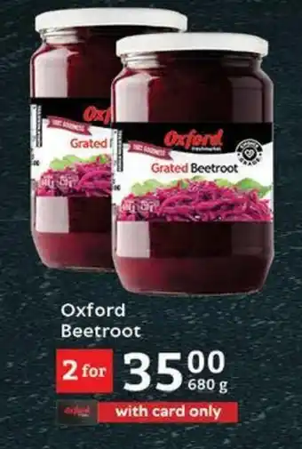 Oxford Freshmarket Oxford Beetroot offer