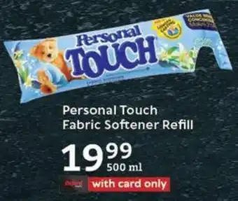 Oxford Freshmarket Personal Touch Fabric Softener Refill offer